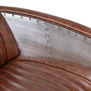 Vulcan Vintage Brown Armchair-Dovetailed &amp; Doublestitched