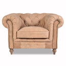 Windsor Beyond Vintage Leather Chesterfield Armchair-Dovetailed &amp; Doublestitched