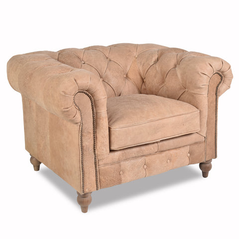 Windsor Beyond Vintage Leather Chesterfield Armchair
