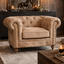 Windsor Beyond Vintage Leather Chesterfield Armchair
