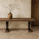 Michigan 2.4m French Iron Dining Bench Seat