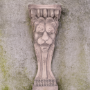 Lion Head Pillar Wall Art