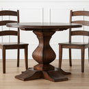 Amon 120cm Pedestal Round Dining Table