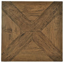 Abbey Square Timber Table Top in Bosquet 800mm-Dovetailed &amp; Doublestitched