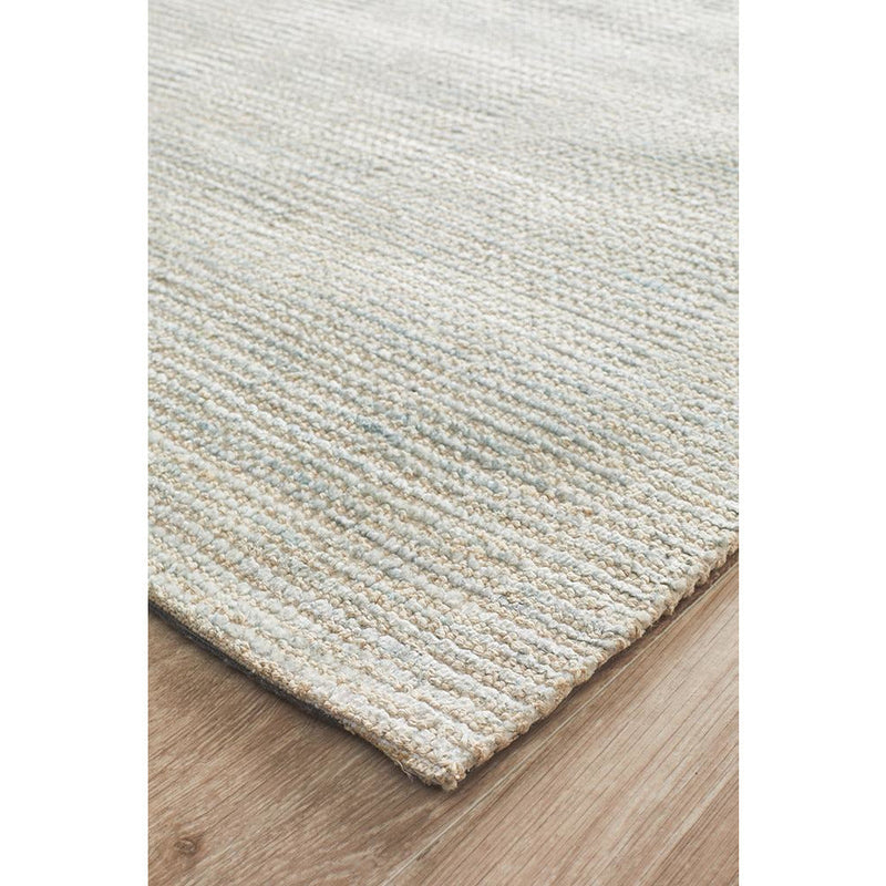 Allure Sky Cotton Rayon Rug-Dovetailed &amp; Doublestitched