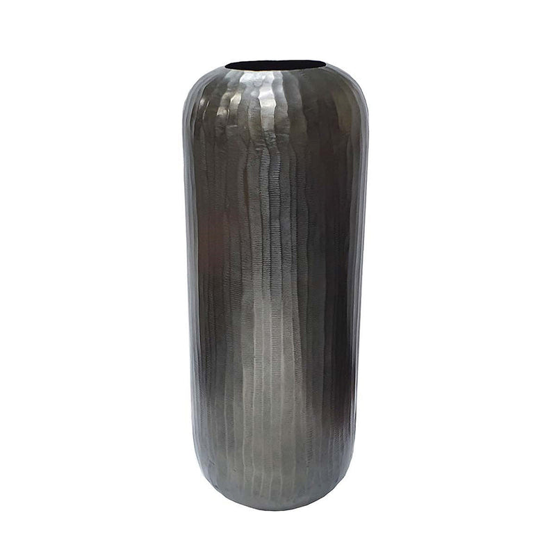 Aluminum Layered Chisel Orb Vase-Dovetailed &amp; Doublestitched