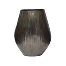 Aluminum Layered Chisel Oval Vase Large-Dovetailed &amp; Doublestitched