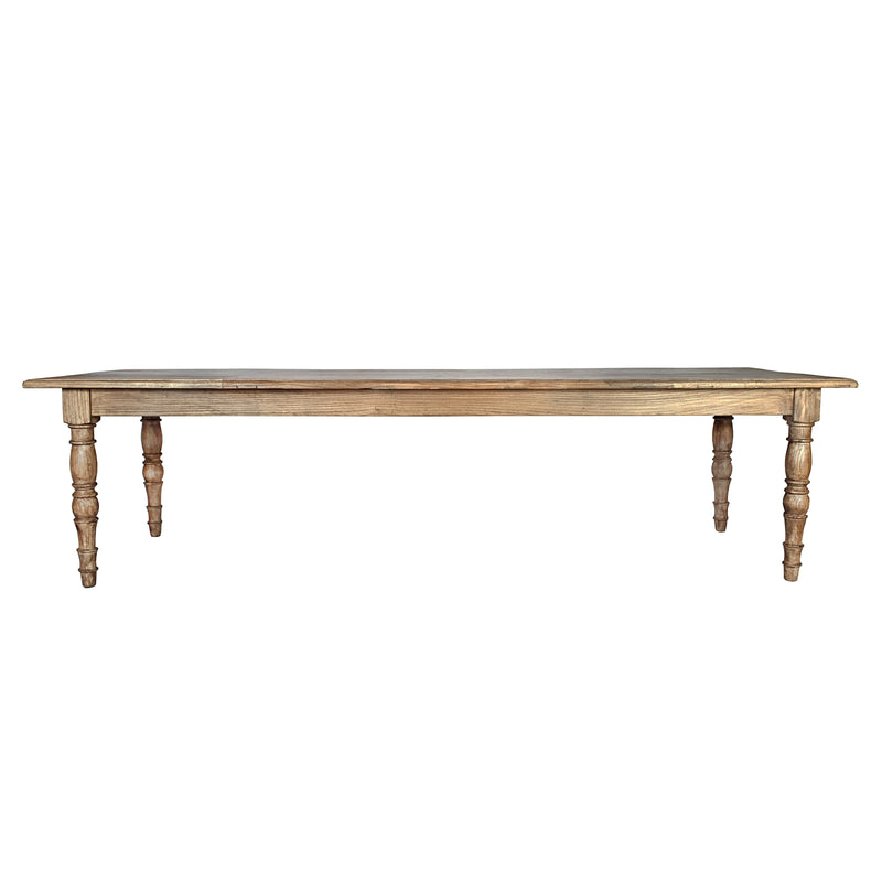 Artillery Leg 3m Dining Table-Dovetailed &amp; Doublestitched