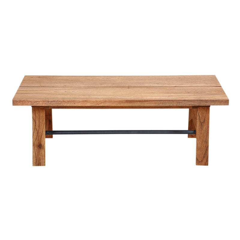 Avoca Coffee Table in Light Tobacco-Dovetailed &amp; Doublestitched