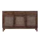 Avoca Honey Brown Rattan Buffet-Dovetailed &amp; Doublestitched