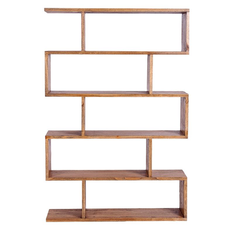 Avoca Open Tall Bookcase in Light Tobacco-Dovetailed &amp; Doublestitched