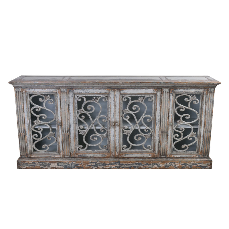 Balmoral 4 Door Large French Sideboard-Dovetailed &amp; Doublestitched