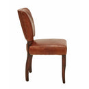 Beaufort Vintage Leather Dining Chair-Dovetailed &amp; Doublestitched