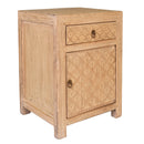 Beijing Bedside Cabinet Pair - Natural-Dovetailed &amp; Doublestitched