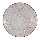 Bella Rustic Fare Salad Plate Cream-Dovetailed &amp; Doublestitched