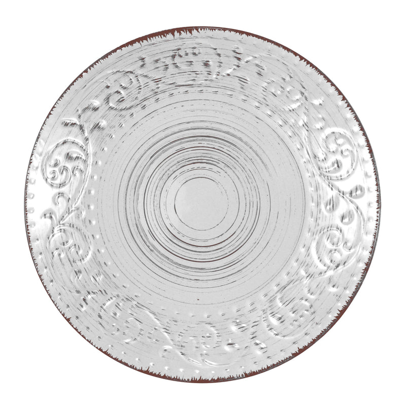 Bella Rustic Plate Set Cream-Dovetailed &amp; Doublestitched