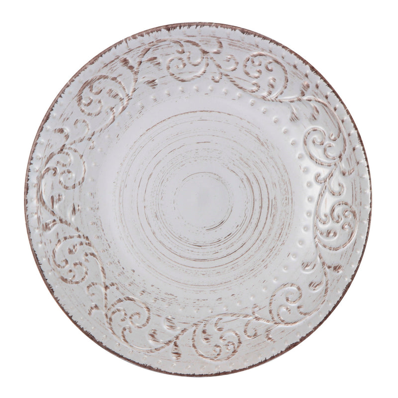 Bella Rustic Plate Set Cream-Dovetailed &amp; Doublestitched