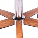 Borsen Espresso Leather Desk Chair-Dovetailed &amp; Doublestitched