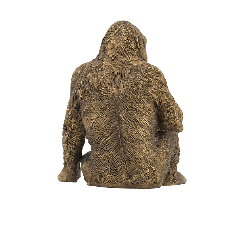 Bronze Gorilla Statue-Dovetailed &amp; Doublestitched