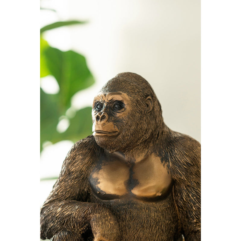 Bronze Gorilla Statue-Dovetailed &amp; Doublestitched