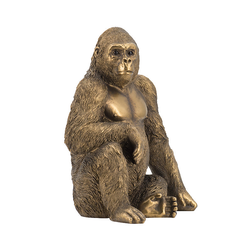 Bronze Gorilla Statue-Dovetailed &amp; Doublestitched