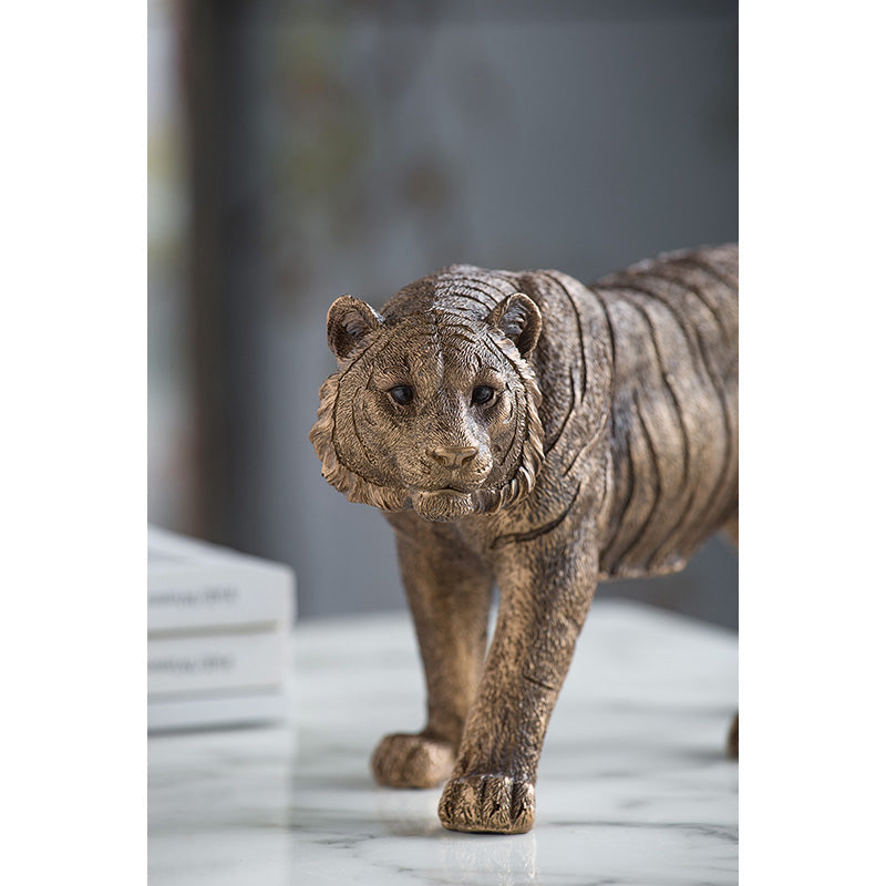 Bronze Tiger Statue-Dovetailed &amp; Doublestitched