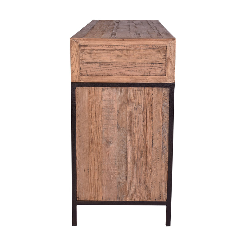 Captain's Reclaimed Timber Sideboard-Dovetailed &amp; Doublestitched