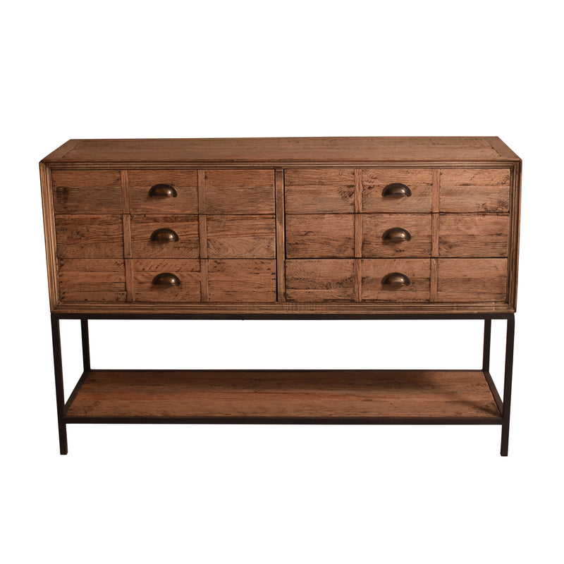 Captain's Recycled Timber Sideboard-Dovetailed &amp; Doublestitched