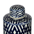 Carlyle Lidded Jar Cylinder Large-Dovetailed &amp; Doublestitched