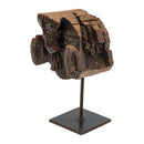 Decorative Horse Figurine On Metal Stand-Dovetailed &amp; Doublestitched