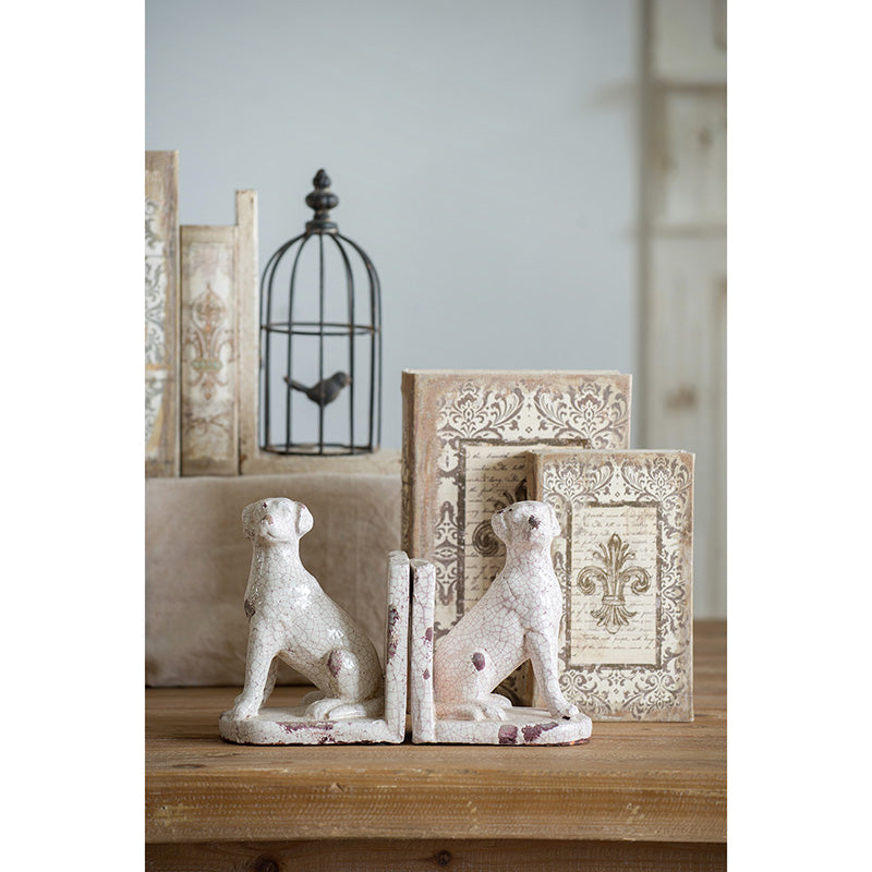 Dog Bookends-Dovetailed &amp; Doublestitched