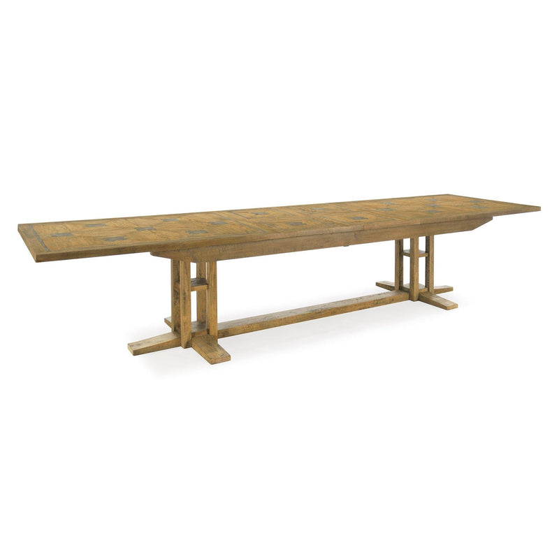 Dublin Double Extension Dining Table 2.8m - 3.8m-Dovetailed &amp; Doublestitched