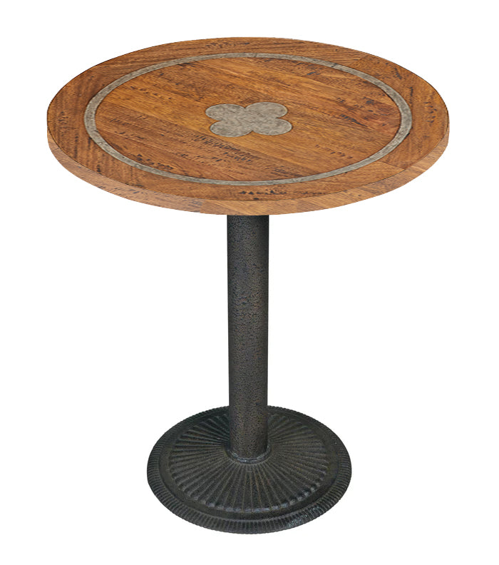 Dublin Round Timber Table Top-Dovetailed &amp; Doublestitched