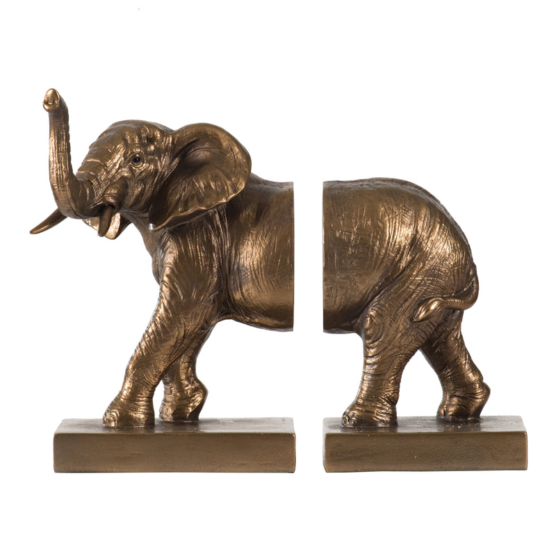 Elephant Bookends-Dovetailed &amp; Doublestitched