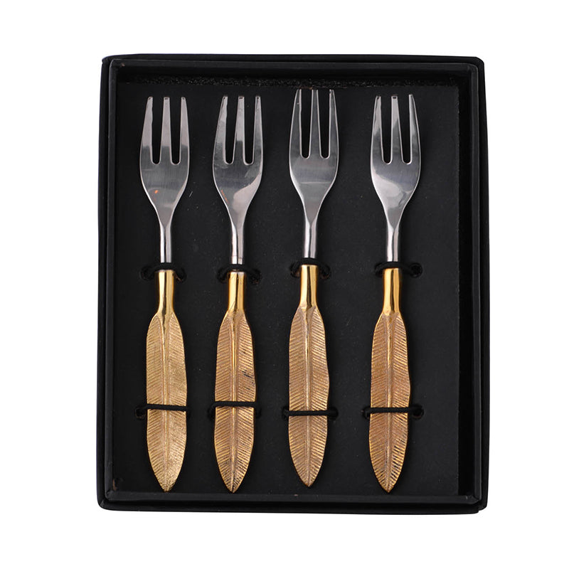 Enchanted Forks In Box Set of 4-Dovetailed &amp; Doublestitched