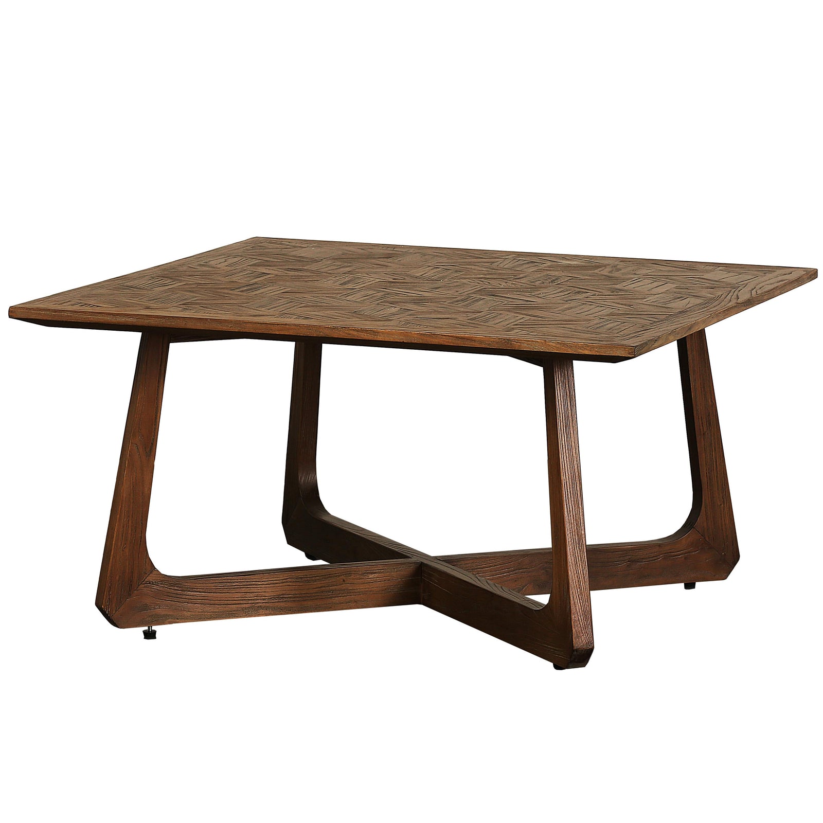 Fiera Square Timber Coffee Table Dovetailed & Doublestitched