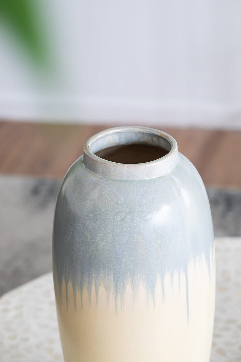 Florence Tall Glazed Ceramic Vase-Dovetailed &amp; Doublestitched