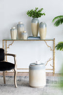 Florence Tall Glazed Ceramic Vase-Dovetailed &amp; Doublestitched