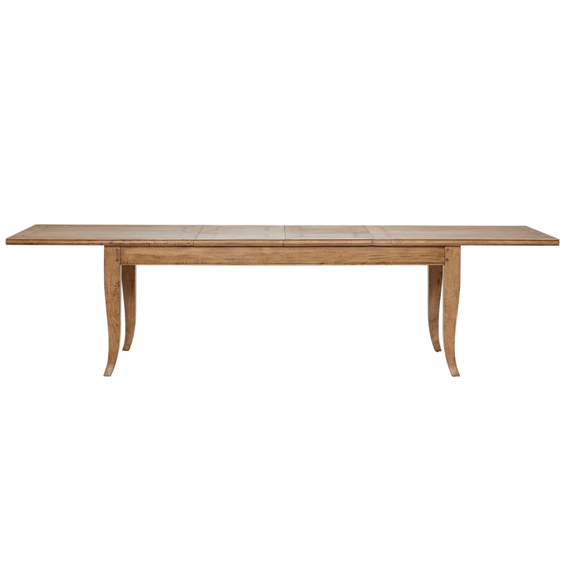 Florentine Double Extension Dining Table 2.1m - 3.1m-Dovetailed &amp; Doublestitched