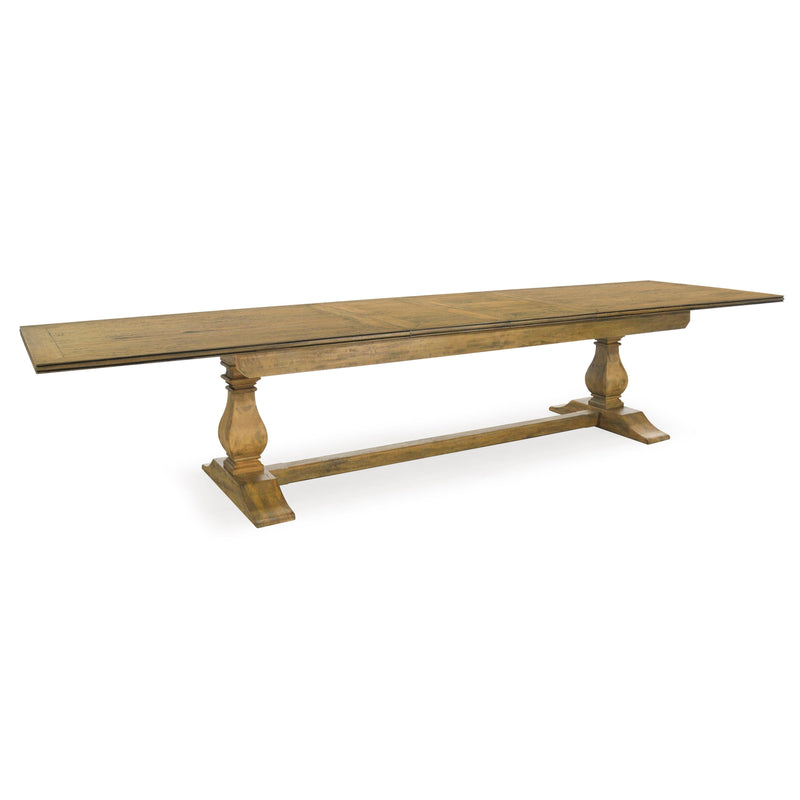 Florentine Double Pedestal Extension Dining Table 2.8m - 3.8m-Dovetailed &amp; Doublestitched