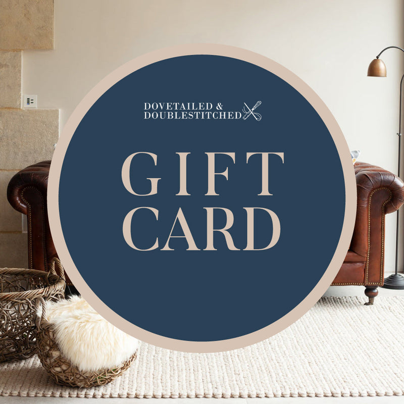 Gift Card-Dovetailed &amp; Doublestitched