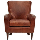Guilietta Vintage Leather Armchair-Dovetailed &amp; Doublestitched
