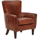 Guilietta Vintage Leather Armchair-Dovetailed &amp; Doublestitched