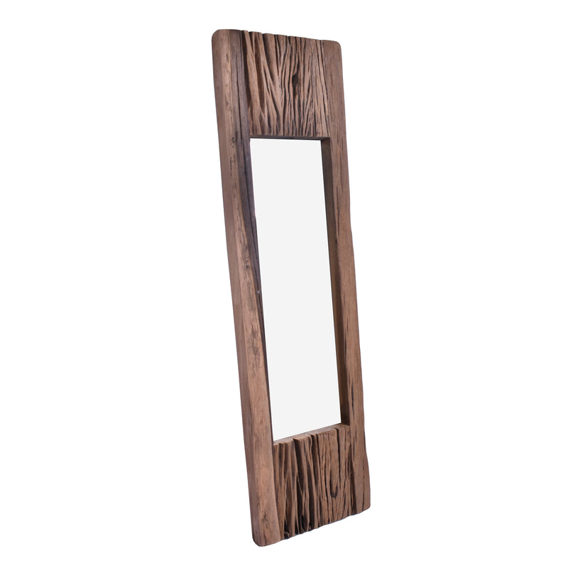 Jaipur 90 Wooden Panel Mirror-Dovetailed &amp; Doublestitched