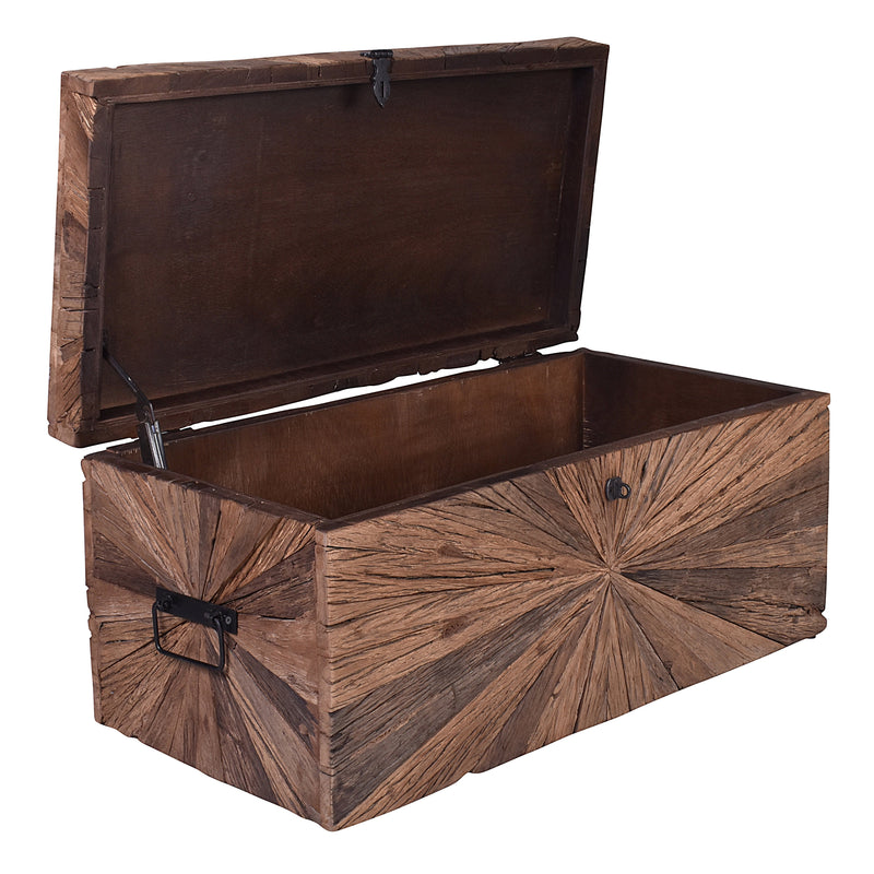 Jaipur Patterned Large Trunk-Dovetailed &amp; Doublestitched