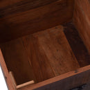 Jaipur Recycled Timber Storage Trunk-Dovetailed &amp; Doublestitched