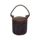 Jaipur Round Distressed Leather Door Stopper-Dovetailed &amp; Doublestitched