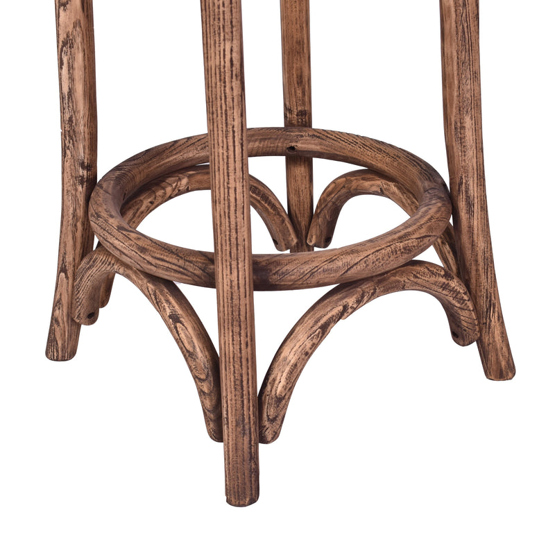 Jessie Farmhouse Timber Bar Stool-Dovetailed &amp; Doublestitched