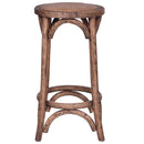 Jessie Farmhouse Timber Bar Stool-Dovetailed &amp; Doublestitched