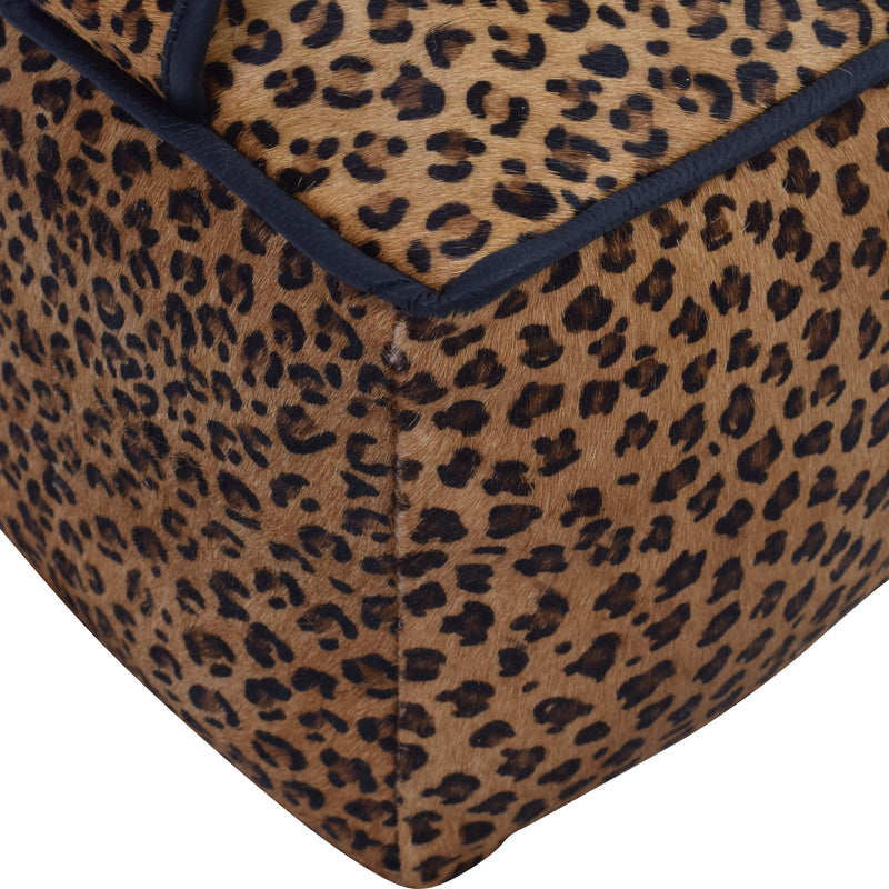 Leopard Square Door Stopper-Dovetailed &amp; Doublestitched